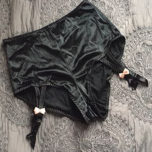 VS sexy pinup high wasted garter panties